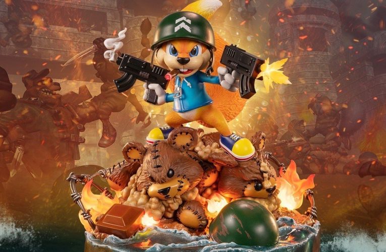 Première 4 Figures’ Stunning Conker’s Bad Fur Day Statue Is Up For Pre-Order, Les figures
