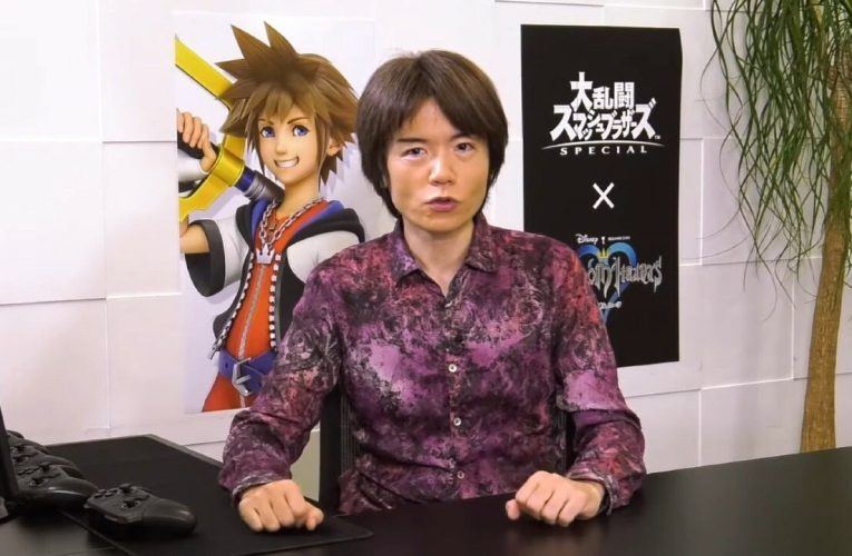 Masahiro Sakurai está casi fuera de las capturas de pantalla de Smash Ultimate