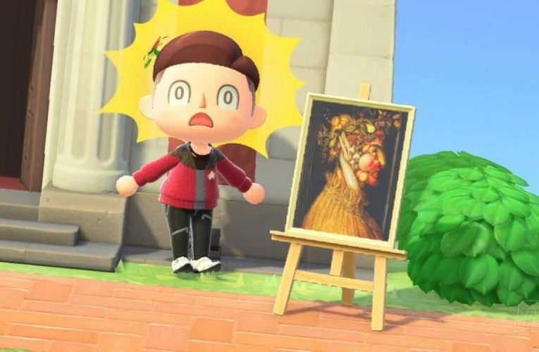 Aleatorio: Un fanático de Animal Crossing está visitando todas las obras de arte del juego en la vida real