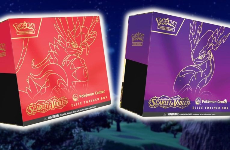 JCC Pokémon élégant: Les boîtes d'entraîneurs d'élite écarlate et violette sont disponibles en pré-commande