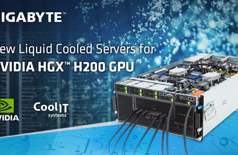 GIGABYTE kündigt neue flüssigkeitsgekühlte Lösungen für NVIDIA HGX H200 an