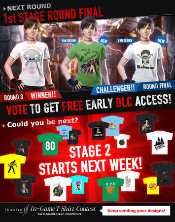 Cattivo Ospite 0 T-Shirt Contest entra nel prossimo round,,en,Maglietta,,en,Concorso,,en,è la tua occasione per avere un ruolo nel determinare la protagonista Rebecca Chambers,,en,guardaroba una volta rilasciato il gioco all'inizio del prossimo anno,,en,Il contest è ora nel mezzo di Round,,en,il che significa che c'è ancora tempo per presentare il tuo design T-shirt snazzy,,en,o semplicemente votare per uno che ti piace,,en,chi vota riceverà un codice di download gratuito,,en,per il design della camicia vincente quando il gioco è finito,,en,vale il minuto del tuo tempo,,en,partire,,en,gocce di Assassin's Creed,,en,suggerimenti,,en,ma Ubisoft ci sta trollando,,en