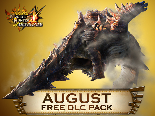 Monster Hunter 4 Ultimate Free DLC line-up for August