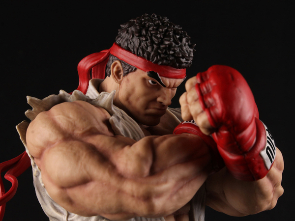 Édition Ryu statue et le paquet de répartition de Street Fighter V Collector