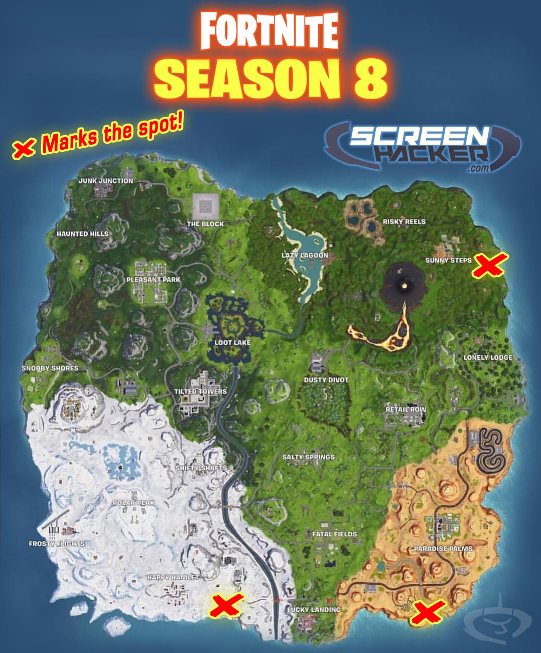 fortnite season 8 map