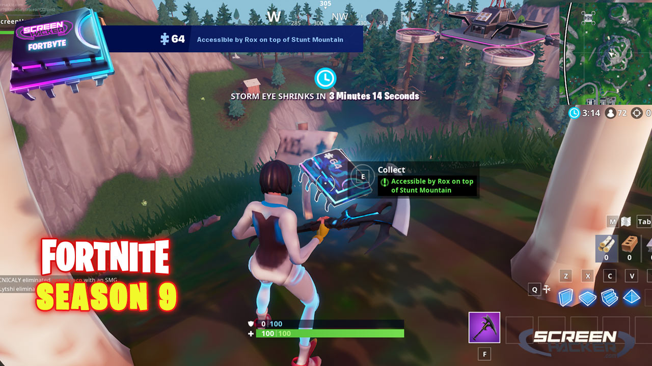 Fortnite Season 9 – Fortbyte 64 Location