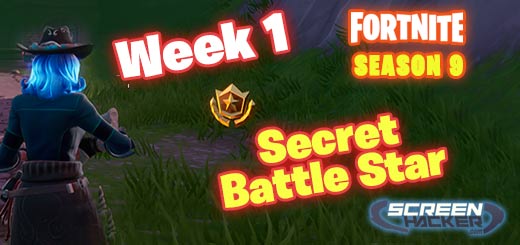 Fortnite Season 9 – Week 1 – Geheime Battle Star Ort