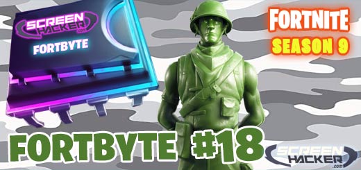 Fortnite Season 9 - Fortbyte 18 Location