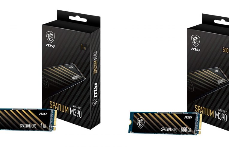 MSI annonce le SSD Spatium M390 M.2 NVMe