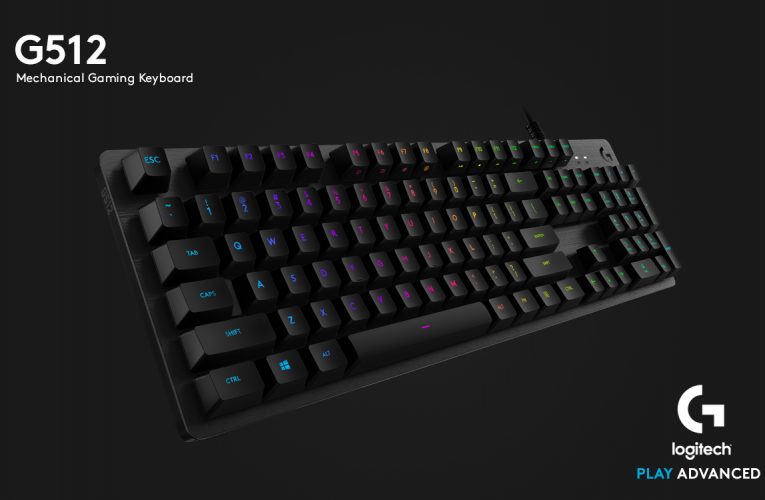 All New Logitech G512 Mechanical Gaming Keyboard Offers Three Mechanical Switches