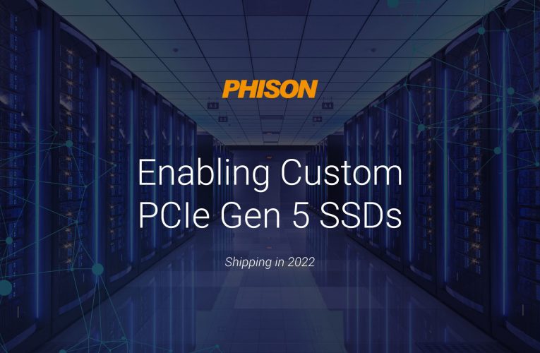 Phison is Enabling Custom PCIe Gen 5 SSDs to Ship in 2022, New E26-series Processor