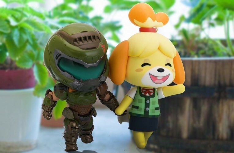 Random: Doomguy And Isabelle Are Together At Last In Smash Bros.