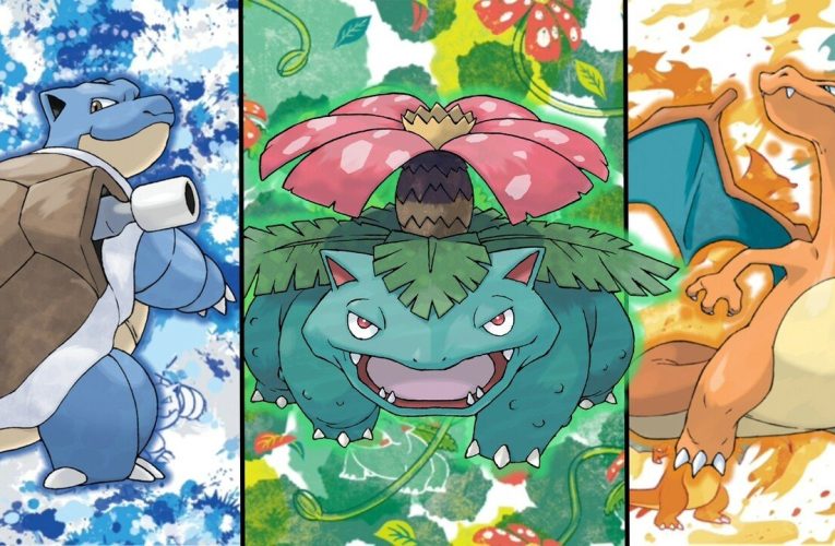 De nouveaux t-shirts Pokémon présentent des designs pour Charizard, Blastoise, Et Vénusaure