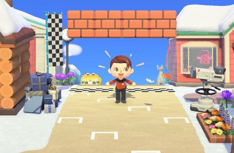 Aleatorio: Alguien recreó el Mario Kart 8 Circuito de Animal Crossing en la isla de New Horizons