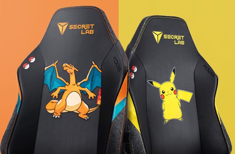 manopole, barboni, E braccioli 4D – Mettiti comodo nella nuova sedia Pokémon di Secretlab