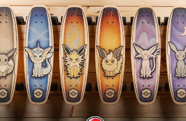 Pokémon lancia la nuova incredibile linea di skateboard Eevee Evolution (Nord America)