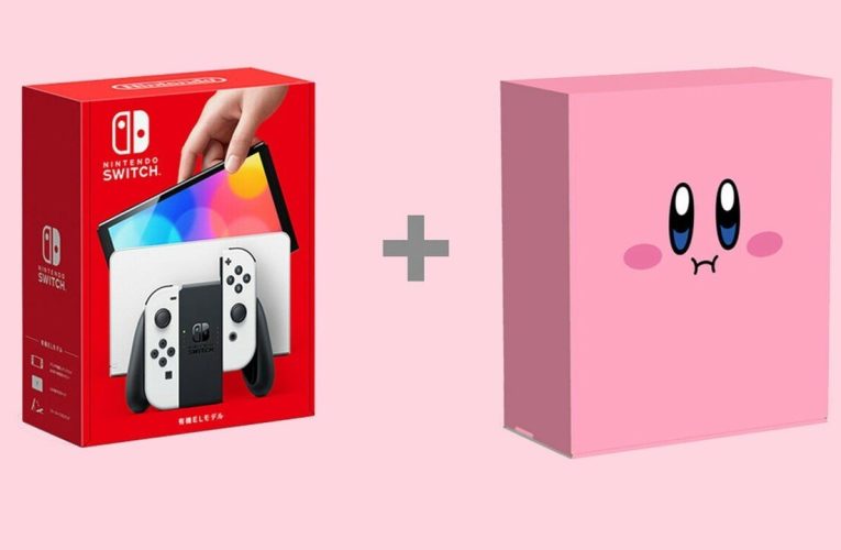 Nintendo Japan Can Make Kirby Eat Your Switch OLED Box, If You Want