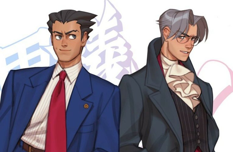 Aleatorio: Valve Artist reinventa a los personajes de Ace Attorney como abogados de los 80