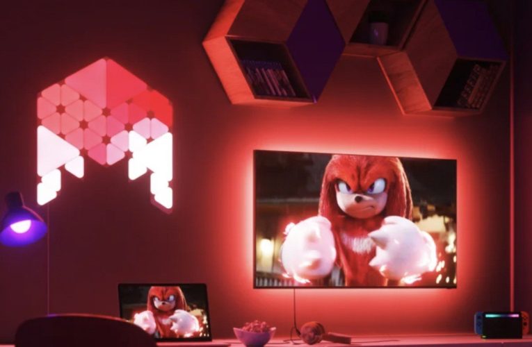 Light Your Gaming Room In Style With Nanoleaf’s New Sonic The Hedgehog Kit