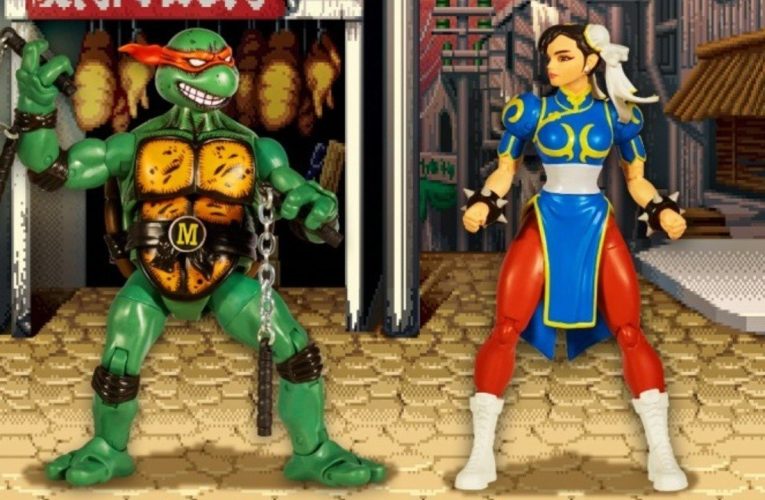 Combattente di strada contro. TMNT Action Figure imposta il lancio entro la fine dell'anno