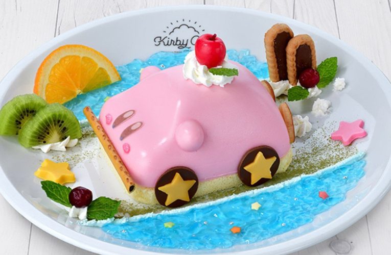 Random: You Can Eat The Real Kirby Car Cake At The Kirby Café