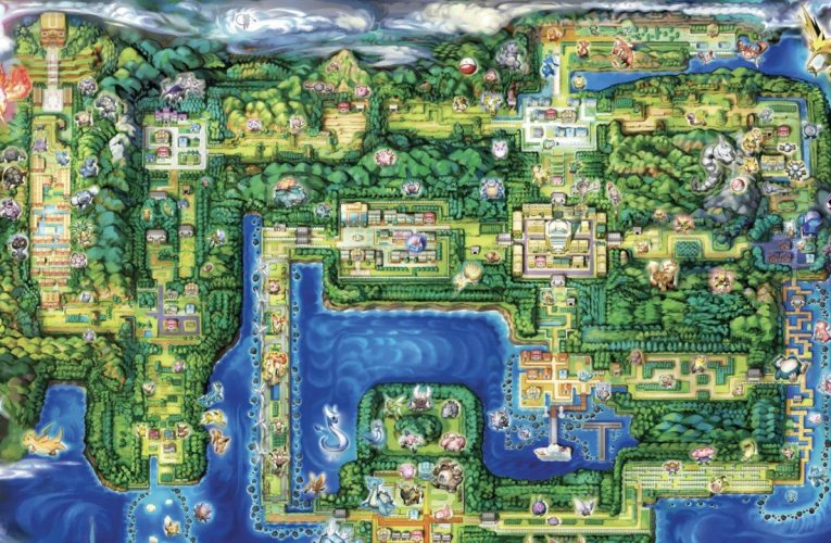 Aléatoire: Le projet Pixel Art pour repenser la région Kanto de Pokémon est terminé