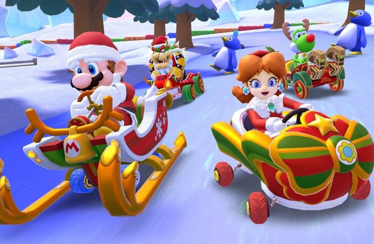 Circuito GBA festivo aggiunto al tour di Mario Kart per le vacanze