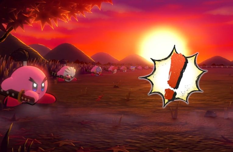 Le mini-jeu Samurai de Kirby bénéficie d'un support en ligne dans Return To Dream Land Deluxe