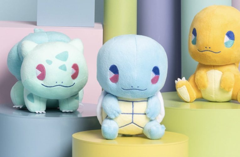 Pokémon Center lance d'adorables peluches soda des démarreurs originaux