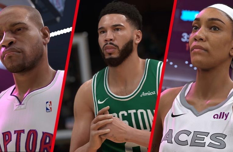 NBA 2K25 anota la fecha de lanzamiento de septiembre y un trío de atletas de portada