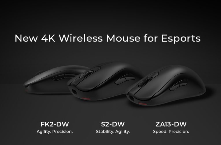 ZOWIE Launches Wireless 4K Versions of Classic FK, ZA, and S Series Gaming Mice