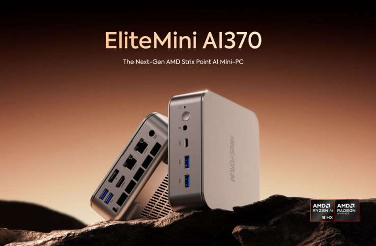 Minisforum Unveils the EliteMini AI370 With AMD Ryzen AI 9 HX 370 CPU