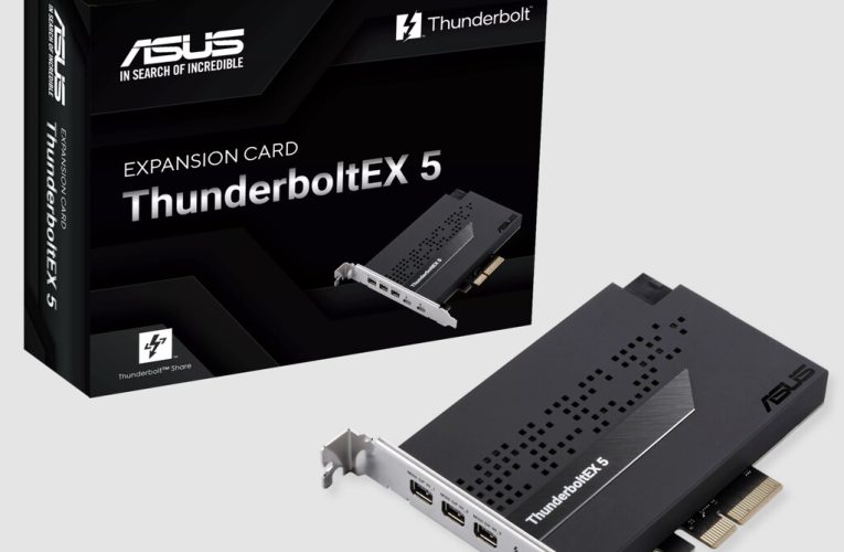 ASUS lance également Thunderbolt 5 Carte d'extension