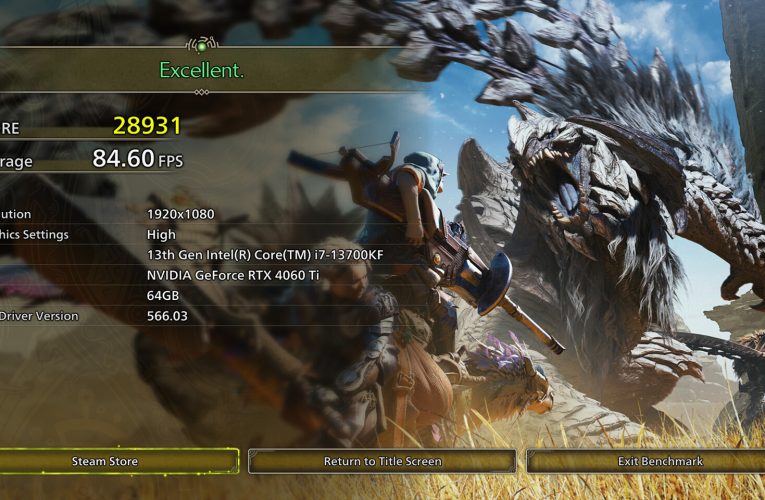 Capcom Releases Monster Hunter Wilds PC Performance Benchmark Tool